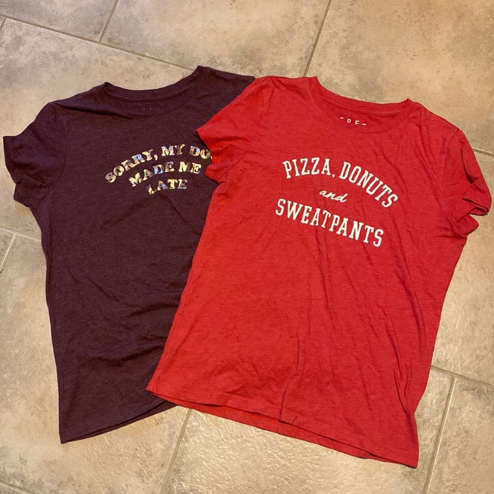 2 T-shirt’s